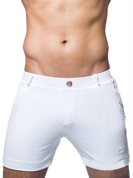 2Eros Bondi Bar Beach Swim Shorts White