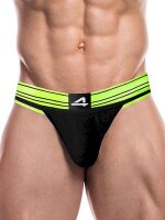 Cut4Men Rugby Jockstrap Underwear Neon Green
