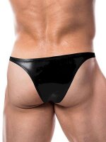 CUT4MEN Brazilian Brief Unterwäsche Schwarz Leder