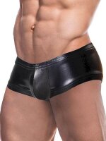 Cut4Men Booty Short Underwear Black Leatherette