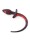 RudeRider Little Dog Tail Plug 28 x 3 cm Black/Red Silicone