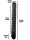 RudeRider Double Dude Joy Black 43,5 x 4,1 cm