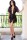 Chilirose Robe CR4079 Schwarz/Violett