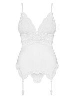 Obsessive 810-COR-2 Corsage Weiss