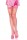 Neon pink halterlose Netz-Strümpfe von Leg Avenue