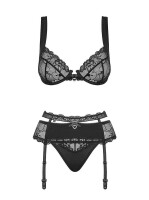 Obsessive Heartina Set schwarz