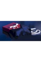 Chilirose Perlenstring schwarz + Minivibrator CR4395