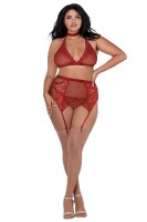 Dreamgirl Netz-Set DR11776 garnet