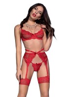 Chilirose Spitzen-Set CR4413 rot
