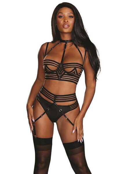 Dreamgirl Dessous-Set DR12160 schwarz