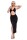 Chilirose Langes Kleid CR4445 schwarz