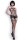 Chilirose Bodystocking-Set CR4476 schwarz