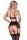 Chilirose Corsage CR4415 Schwarz