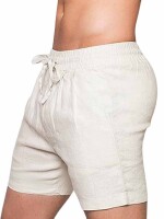 2Eros Breezy Classic Linen Shorts Beige