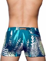 2Eros Print Bondi Bar Beach Swim Trunks Feuille Green...
