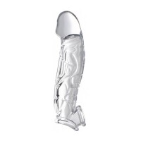 Size Matters Clear Extender gekrümmte Penis-Hülle