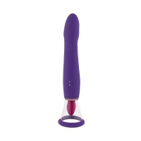 Pleasure Pump mit G-Punkt Vibrator - Violett