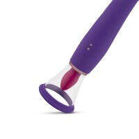 Pleasure Pump mit G-Punkt Vibrator - Violett