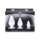Triple Cones 3-teiliges Analplug-Set - Durchsichtig