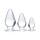 Triple Cones 3-teiliges Analplug-Set - Durchsichtig