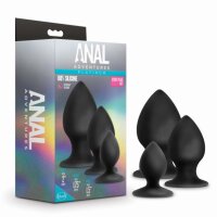 Anal Adventures Platinum - Anal Stout Plug Kit
