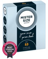 Mister Size 53mm pack of 3
