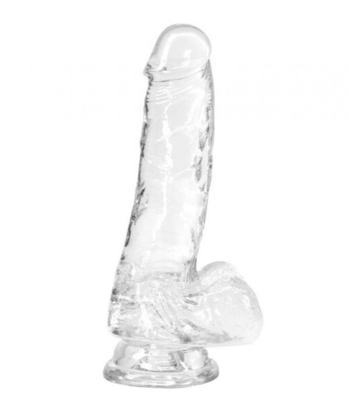 Crystal Addiction Transparenter Dildo - 18 cm