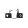Kinky Kitty Ring Slim Choker - Schwarz