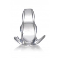 Clear View Hollow Anal Plug Small XR Brands