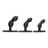 P-Spot Plugger Prostata-Plug-Set mit Gurtzeug
