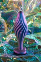 Anal Adventures Matrix - Swirling Bling Analplug - Saphir