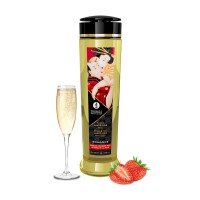 Shunga - Erotisches Massageöl - Erdbeer Sekt - 8 fl oz / 240 ml