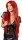 Cottelli ACCESSOIRES Perücke Rot, Lang, Glatt