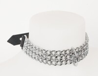 Zado Leder Halsfessel Kette