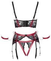 Cottelli Bondage Hebe Set schwarz/rot