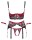 Cottelli Bondage Hebe Set schwarz/rot