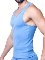 Supawear Ribbed Singlet Tank Top Marina