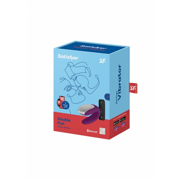 SATISFYER Double Fun violet with Remote Control