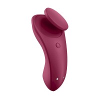 SATISFYER Sexy Secret Panty Vibrator wine red