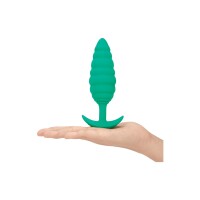 b-Vibe Twist Texture Plug Green
