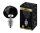 ALIVE Metal Anal Fluffy Twist Plug M Black
