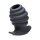 MASTER SERIES Ass Tunnel Ribbed Hollow Anal Plug large