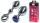 MALESATION Alu-Plug Set mit Stoßgriff & Schmuckstein, Chrom