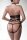 GREY VELVET 3-tlg.Set (Top, Harness, String) L