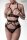 GREY VELVET 3-tlg.Set (Top, Harness, String) L