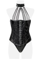 Grey Velvet Unterbrust-Corsage mit Slip S