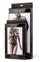 Grey Velvet Unterbrust-Corsage mit Slip S