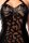 Schwarzes Wetlook Minikleid von SARESIA
