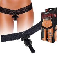 Hustler Lingerie Vibrating Panties with Pleasure Beads -...