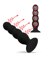 Rude Rider Sparkling Anal Plug Large Black